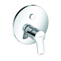 Смеситель Kludi Pure&Easy 376590565 Для Ванны И Душа Встраиваемый Внешняя Часть С Автоматическим Переключателем Воды Push&Switch