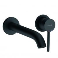 Смеситель Kludi Bozz Black 382453976 Для Раковины Настенный Встраиваемый Внешняя Часть