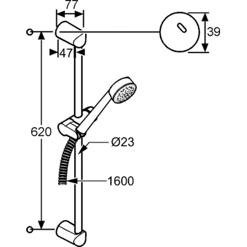 Душевой Гарнитур Kludi Zenta 6063005-00