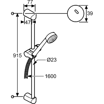 Душевой Гарнитур Kludi Zenta 6064005-00