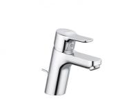 Смеситель Kludi Pure&Easy 372860565 Для Раковины На Одно Отверстие Однорычажный С Донным Клапаном