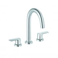 Смеситель Kludi Pure&Style 403930575 Для Раковины На Три Отверстия Двухвентильный