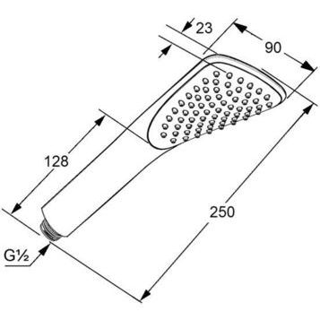 Душевая Лейка Kludi Fizz 6760039-00