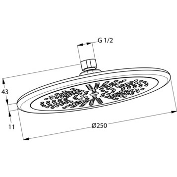 Верхний Душ Kludi Freshline 6751105-00