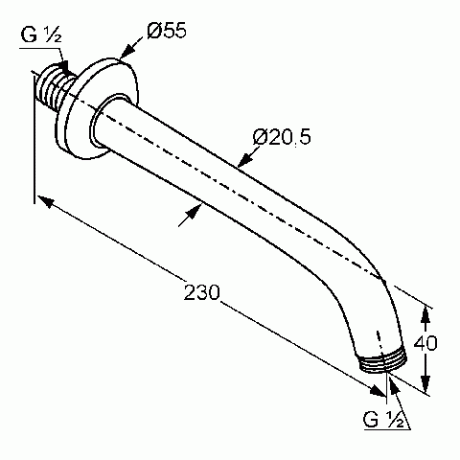 Душевой Кронштейн Kludi Freshline 6235405-00