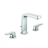 Смеситель Kludi Pure&Solid 343940575 Для Раковины На Три Отверстия Двухвентильный