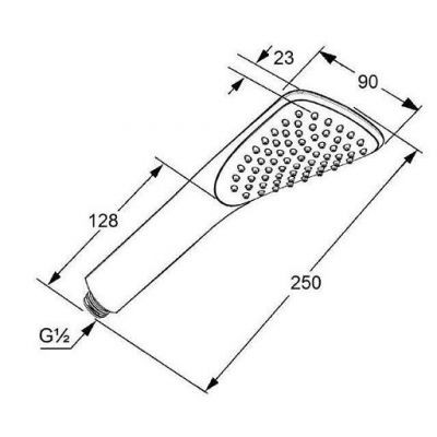 Душевая Лейка Kludi Fizz 6760005-00
