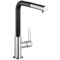 Смеситель Kludi L-Ine S 408518775 Для Кухни С Выдвижным Изливом