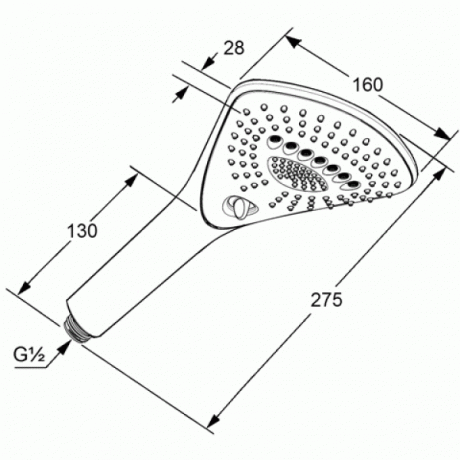 Душевая Лейка Kludi Fizz 6770005-00