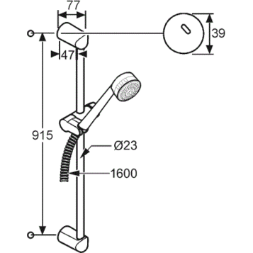 Душевой Гарнитур Kludi Zenta 6085091-00