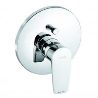Смеситель Kludi Pure&Solid 346570575 Для Ванны И Душа Встраиваемый Внешняя Часть С Переключателем Воды