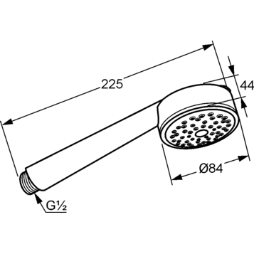Душевая Лейка Kludi Zenta 6060005-00