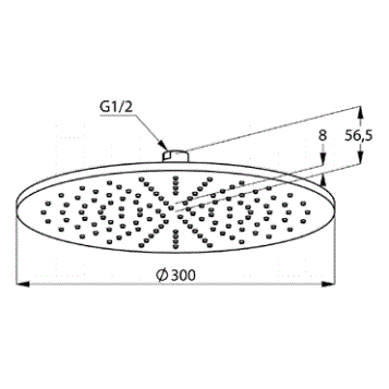 Верхний Душ Kludi A-Qa 6433005-00