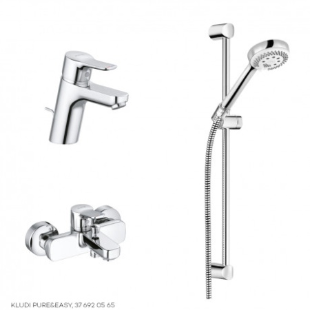 Комплект для ванны Kludi PURE&EASY 376920565 3 в 1
