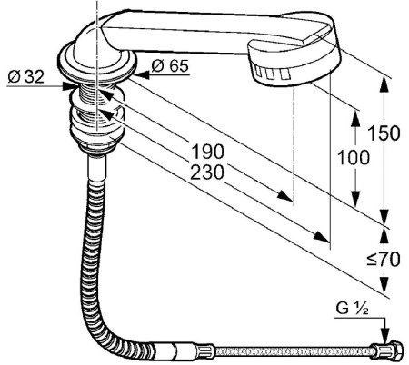 Душевой гарнитур Kludi Zenta 2765205 Хром