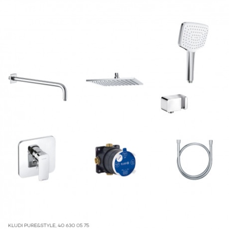 Комплект для душа Kludi PURE&STYLE 406300575 7 в 1