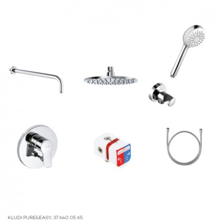 Комплект Для Душа Kludi Pure&Easy 376400565 7 В 1